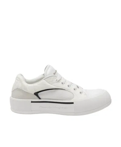 ALEXANDER MCQUEEN ALEXANDER MCQUEEN SKATE DECK PLIMSOLL LACE-UP SNEAKERS