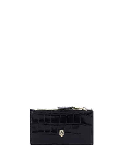 ALEXANDER MCQUEEN SKULL CARD HOLDER POUCH