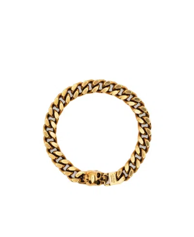ALEXANDER MCQUEEN SKULL CHAIN BRACELET