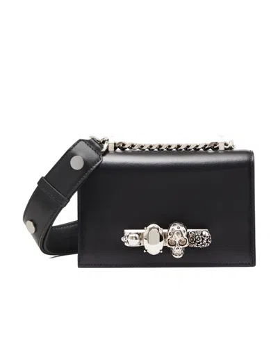ALEXANDER MCQUEEN ALEXANDER MCQUEEN JEWELLED SATCHEL MINI SHOULDER BAG