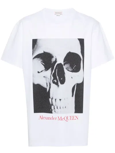 ALEXANDER MCQUEEN SKULL-PRINT COTTON T-SHIRT