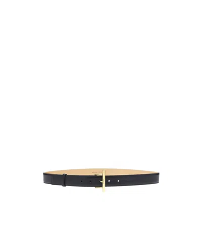 ALEXANDER MCQUEEN ALEXANDER MCQUEEN LOGO ENGRAVED SLING BELT