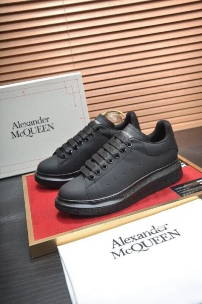 ALEXANDER MCQUEEN ALEXANDER MCQUEEN SNEAKE ALL BLACK MEN'S CASUAL SHOES SIZE8-12