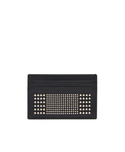 ALEXANDER MCQUEEN ALEXANDER MCQUEEN STUD-DETAILED CARD HOLDER
