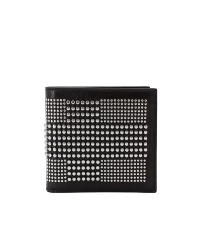 ALEXANDER MCQUEEN ALEXANDER MCQUEEN ALL-OVER STUDDED BI-FOLD WALLET