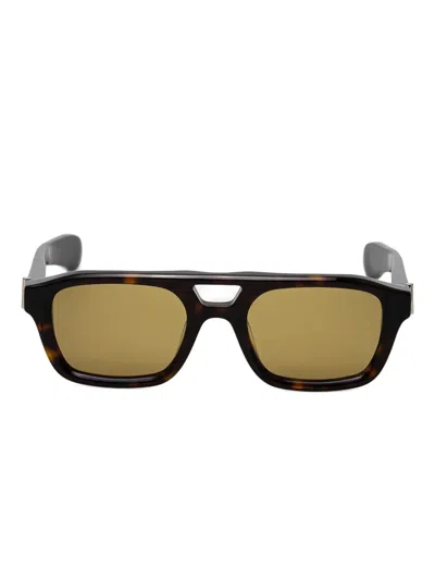 ALEXANDER MCQUEEN T-BAR SQUARE-FRAME SUNGLASSES