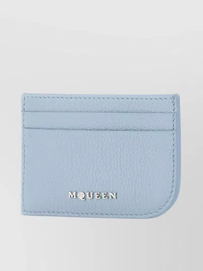 ALEXANDER MCQUEEN TEXTURED LEATHER CARD HOLDER