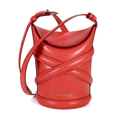 ALEXANDER MCQUEEN THE CURVE BUCKET SHOULDER BAG