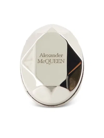 ALEXANDER MCQUEEN THE FACETED STONE RING