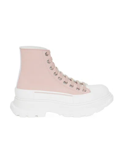 ALEXANDER MCQUEEN ALEXANDER MCQUEEN TREAD SLICK LACE-UP HIGH-TOP SNEAKERS