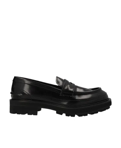 ALEXANDER MCQUEEN ALEXANDER MCQUEEN PENNY-SLOT SLIP-ON LOAFERS