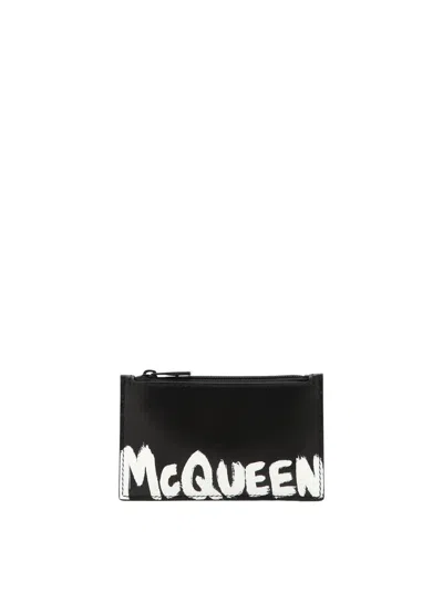 ALEXANDER MCQUEEN WALLETS & CARD HOLDERS BLACK