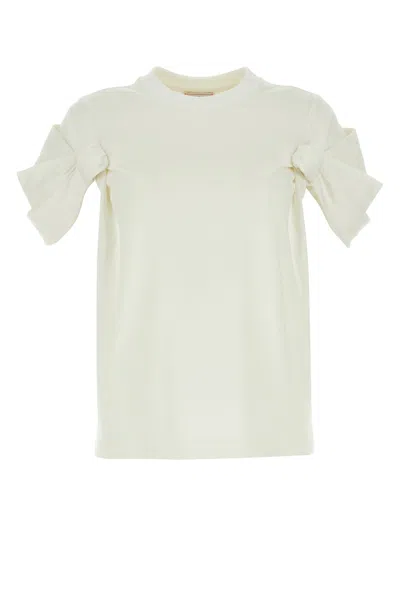 ALEXANDER MCQUEEN WHITE COTTON T-SHIRT