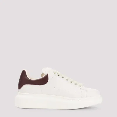 ALEXANDER MCQUEEN WHITE LACE UP SNEAKERS