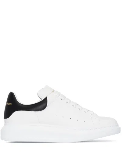 ALEXANDER MCQUEEN MEN WHITE LACE UP SNEAKERS, 9 LUXURY SNEAKERS FOR MEN DARVEYS