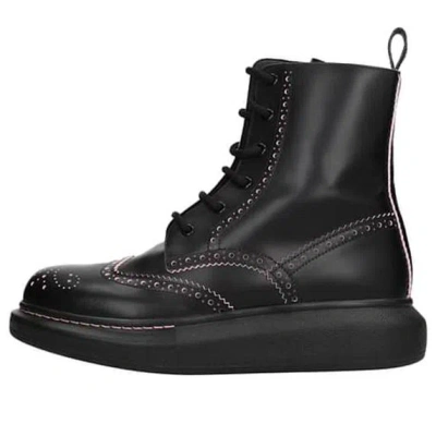 ALEXANDER MCQUEEN (WMNS) Alexander McQueen Hybrid Ankle Boots 'Core Black'