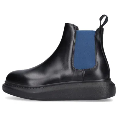 ALEXANDER MCQUEEN (WMNS) Alexander McQueen Hybrid Chelsea Boot 'Black Blue'