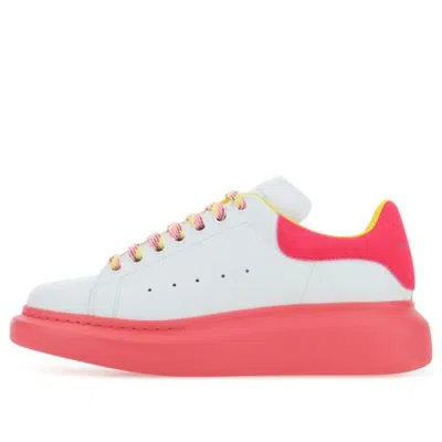 ALEXANDER MCQUEEN (WMNS) Alexander McQueen Oversized Sneakers 'White Pink Yellow'