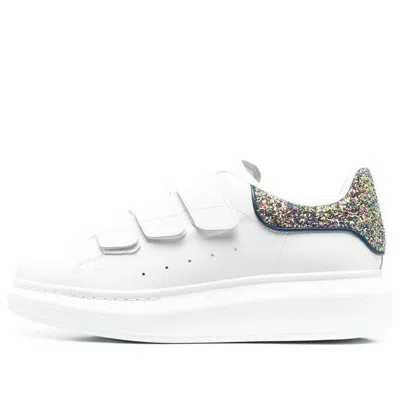 ALEXANDER MCQUEEN (WMNS) Alexander McQueen Oversized Triple Strap Sneaker 'White Glittered'