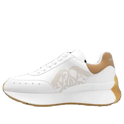 ALEXANDER MCQUEEN (WMNS) Alexander McQueen Sprint Runner Sneakers 'Tan White'