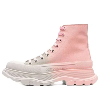 ALEXANDER MCQUEEN (WMNS) Alexander McQueen Tread High Top 'Two Tone Pink'