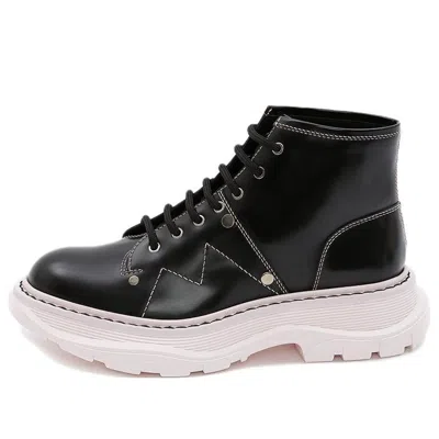 ALEXANDER MCQUEEN (WMNS) Alexander McQueen Tread Lace-Up Boot 'Black Pink'