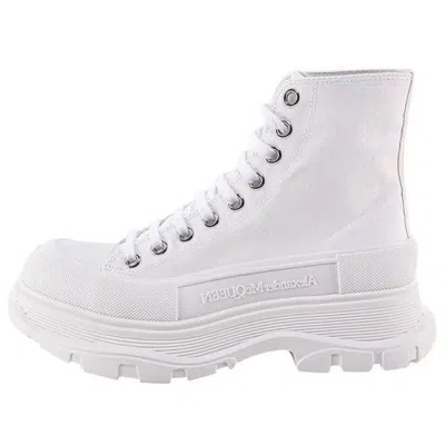 ALEXANDER MCQUEEN (WMNS) Alexander McQueen Tread Slick Boots 'White'
