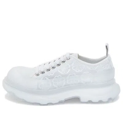 ALEXANDER MCQUEEN (WMNS) Alexander McQueen Tread Slick Lace Up 'White Transparent'