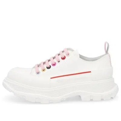 ALEXANDER MCQUEEN (WMNS) Alexander McQueen Tread Slick Low Lace Up 'White Multicolor'