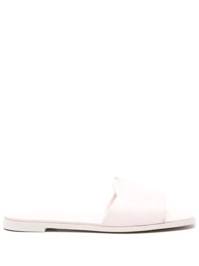 ALEXANDER MCQUEEN ALEXANDER MCQUEEN WOMEN'S LEATHER SLIDES