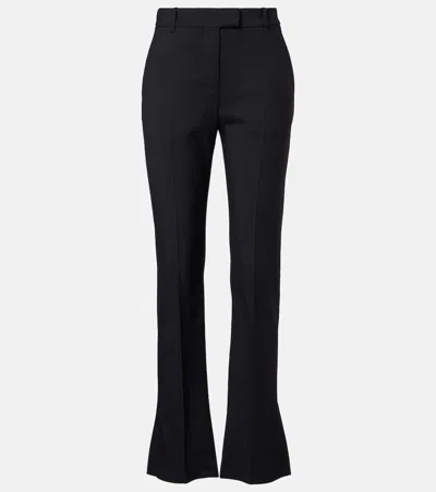 ALEXANDER MCQUEEN WOOL GABARDINE SUIT PANTS