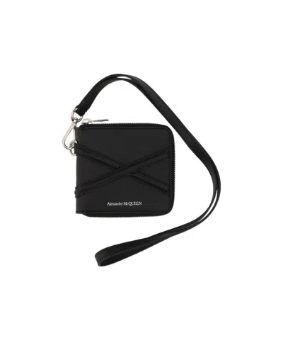 ALEXANDER MCQUEEN ALEXANDER MCQUEEN LOGO PRINTED BI-FOLD WALLET