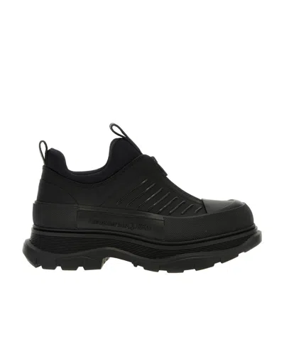 ALEXANDER MCQUEEN ALEXANDER MCQUEEN CHUNKY-SOLE ZIP-UP SNEAKERS