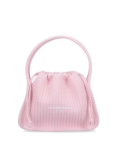 ALEXANDER WANG SMALL TOTE BAG WITH RHINESTONES