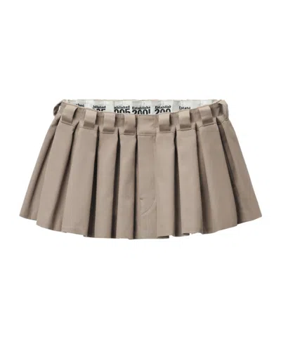 ALEXANDER WANG PLEATED MINISKIRT