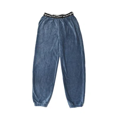 ALEXANDER WANG ALEXANDER WANG FLUFFY SWEATPANT GREY BLUE