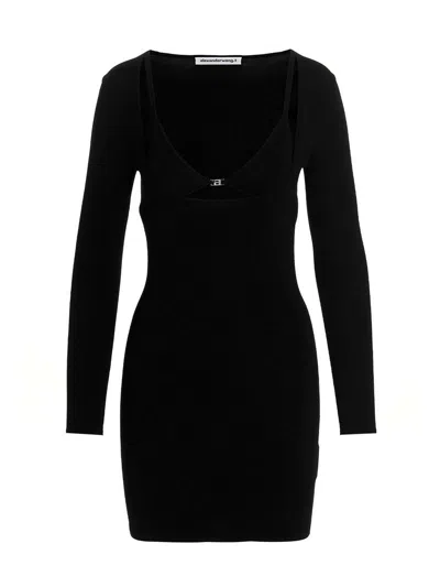 ALEXANDER WANG VESTIDO CORTO - NEGRO