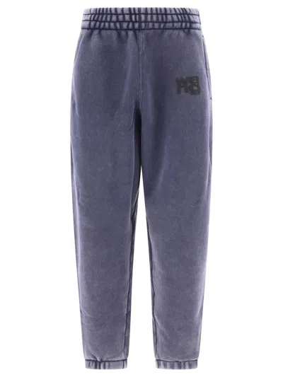 ALEXANDER WANG ALEXANDER WANG JOGGERS WITH RUBBERISED LOGO