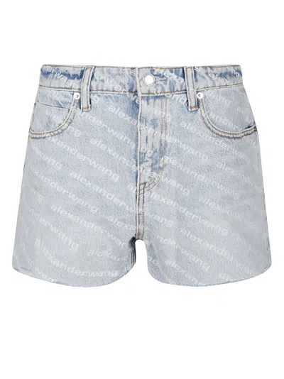 ALEXANDER WANG LOGO PRINT BITE SHORT