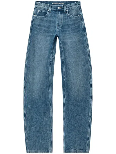 ALEXANDER WANG LOW-RISE COTTON JEANS