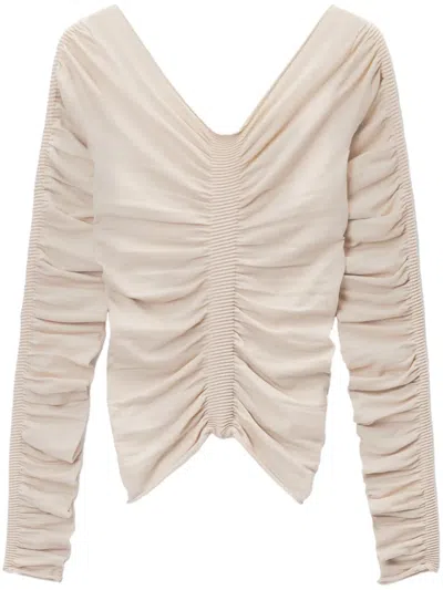ALEXANDER WANG RUCHED PULLOVER TOP