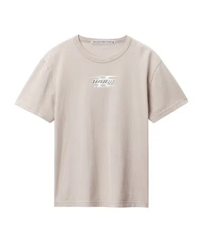 ALEXANDER WANG T BY ALEXANDER WANG BLADE LOGO-EMBOSSED T-SHIRT