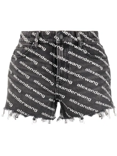 ALEXANDER WANG SHORTS MONOGRAM