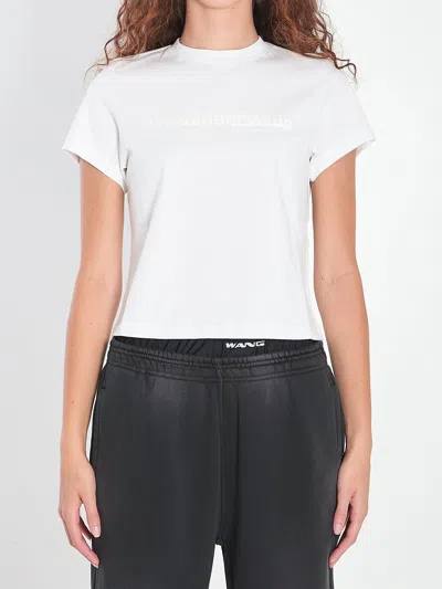 ALEXANDER WANG ALEXANDER WANG SHRUNKEN LOGO TEE