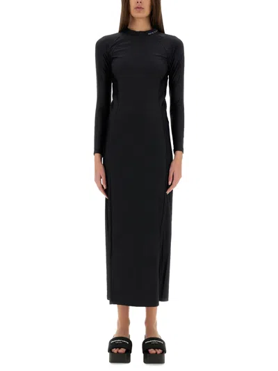 ALEXANDER WANG T ALEXANDERWANG. T LONG DRESS WITH LOGO
