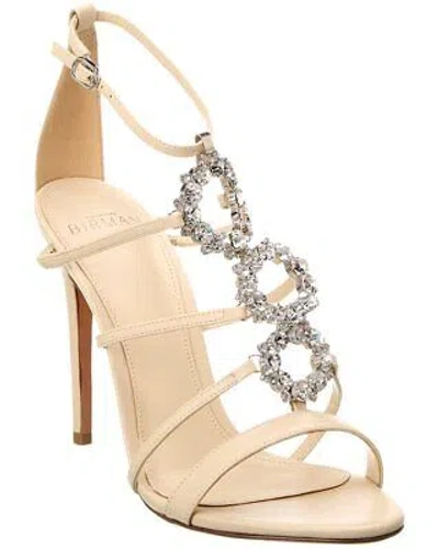 ALEXANDRE BIRMAN ALEXANDRE BIRMAN ALICE CRYSTAL 100 LEATHER SANDAL WOMEN'S