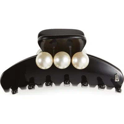 ALEXANDRE DE PARIS ALEXANDRE DE PARIS MEDIUM FAUX PEARL HAIR CLIP