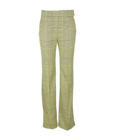 ALEXANDRE VAUTHIER ALEXANDRE VAUTHIER CHECKERED STRAIGHT-LEG TAILORED PANTS
