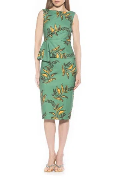 ALEXIA ADMOR ALEXIA ADMOR AMORA BOAT NECK SLEEVELESS SHEATH DRESS