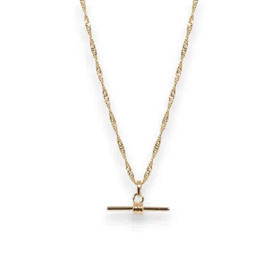 ALEXIE OF ATHENS WOMEN'S GOLD EQUILIBRIUM CHAIN NECKLACE